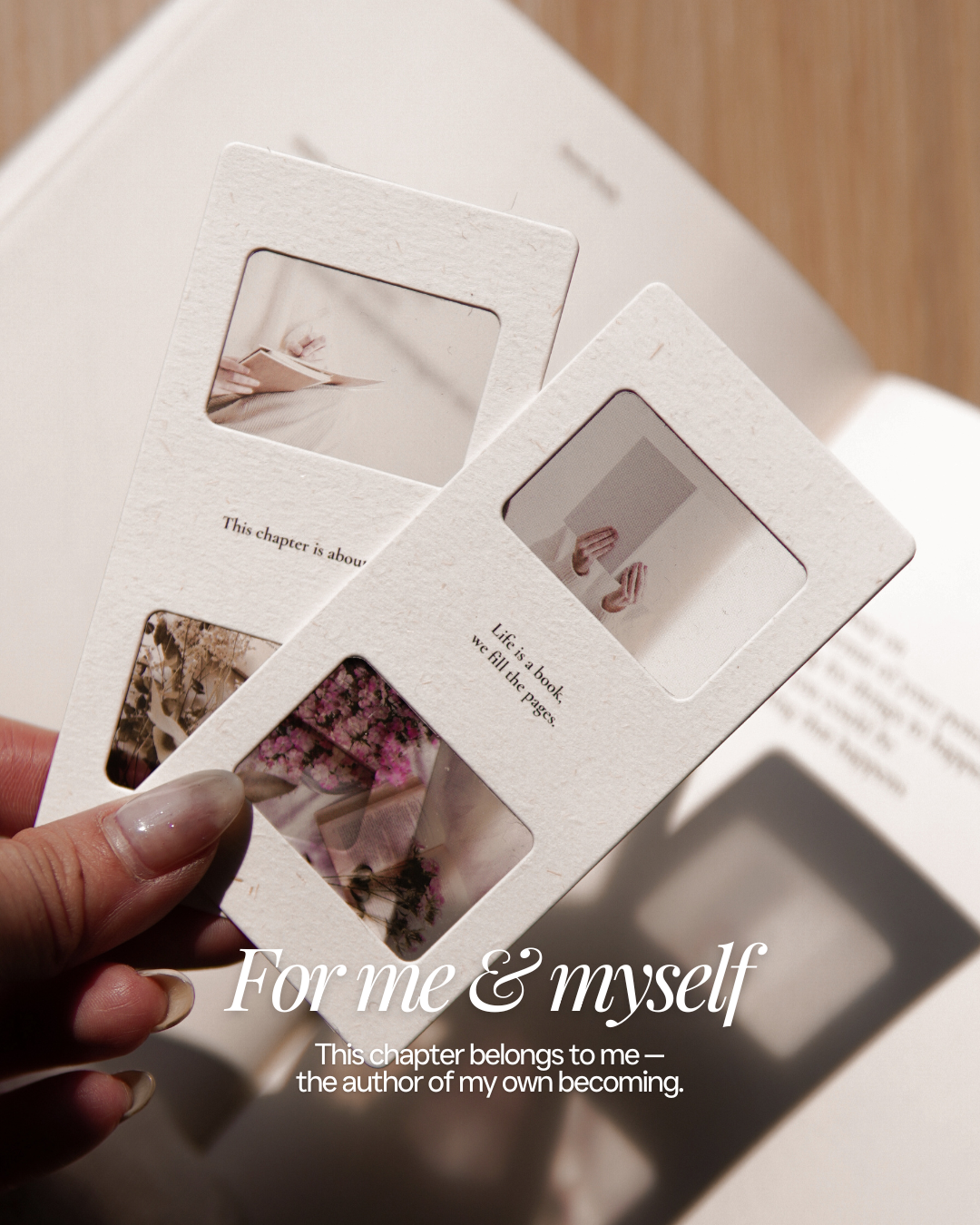 Affirmation Bookmark - For Book Lover/Coffee Lover/Me & Myself